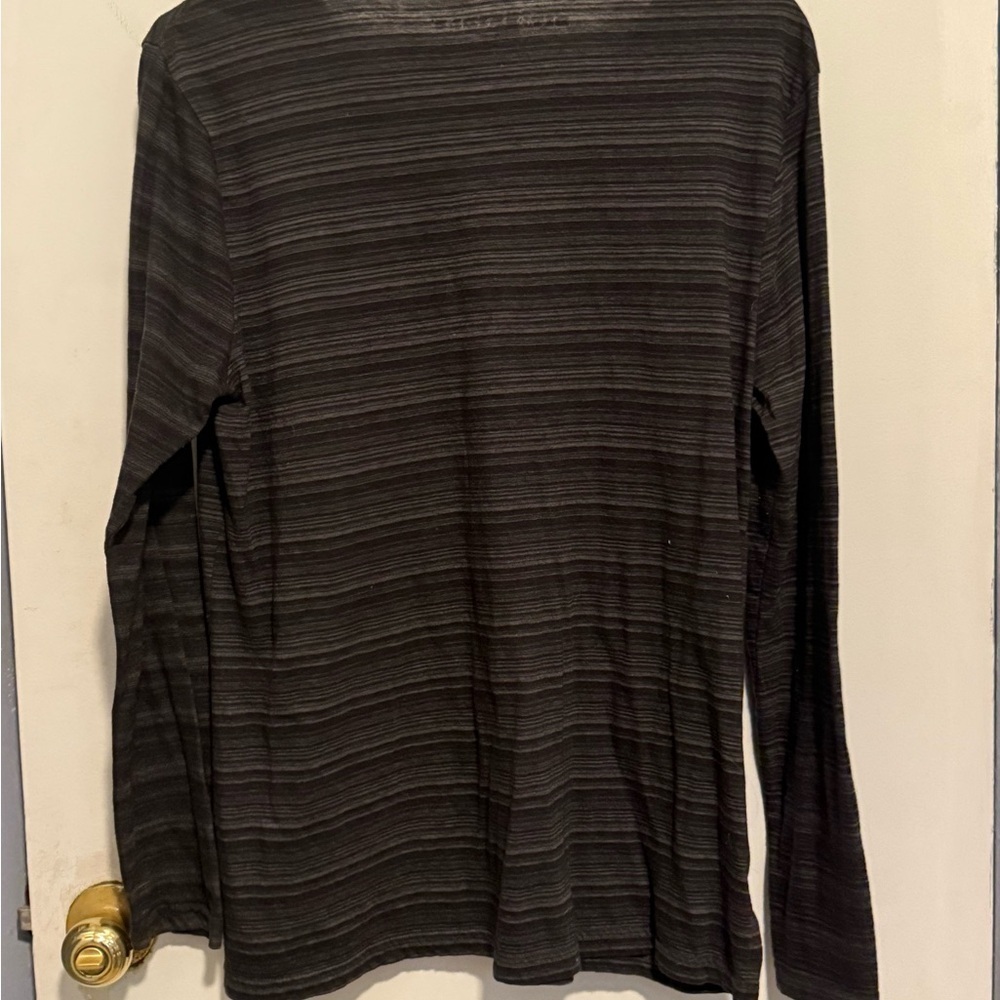 Bit & Bridle Charcoal Long Sleeve Top with Embroidery - Picture 6 of 6